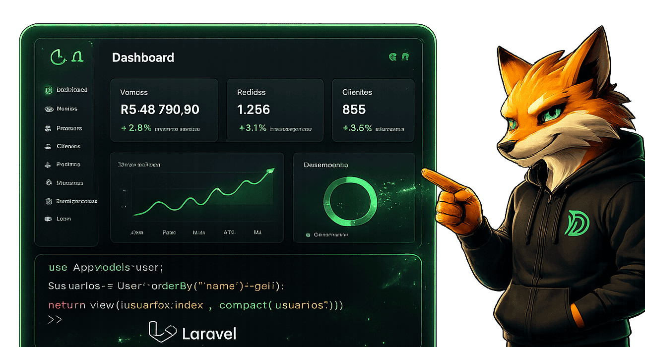 Modern system with Laravel